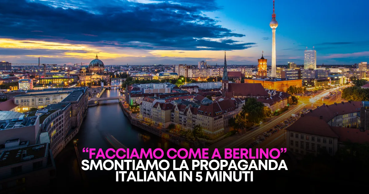 Berlino 15% proprietari, Italia 81%: perché non dobbiamo copiarla
