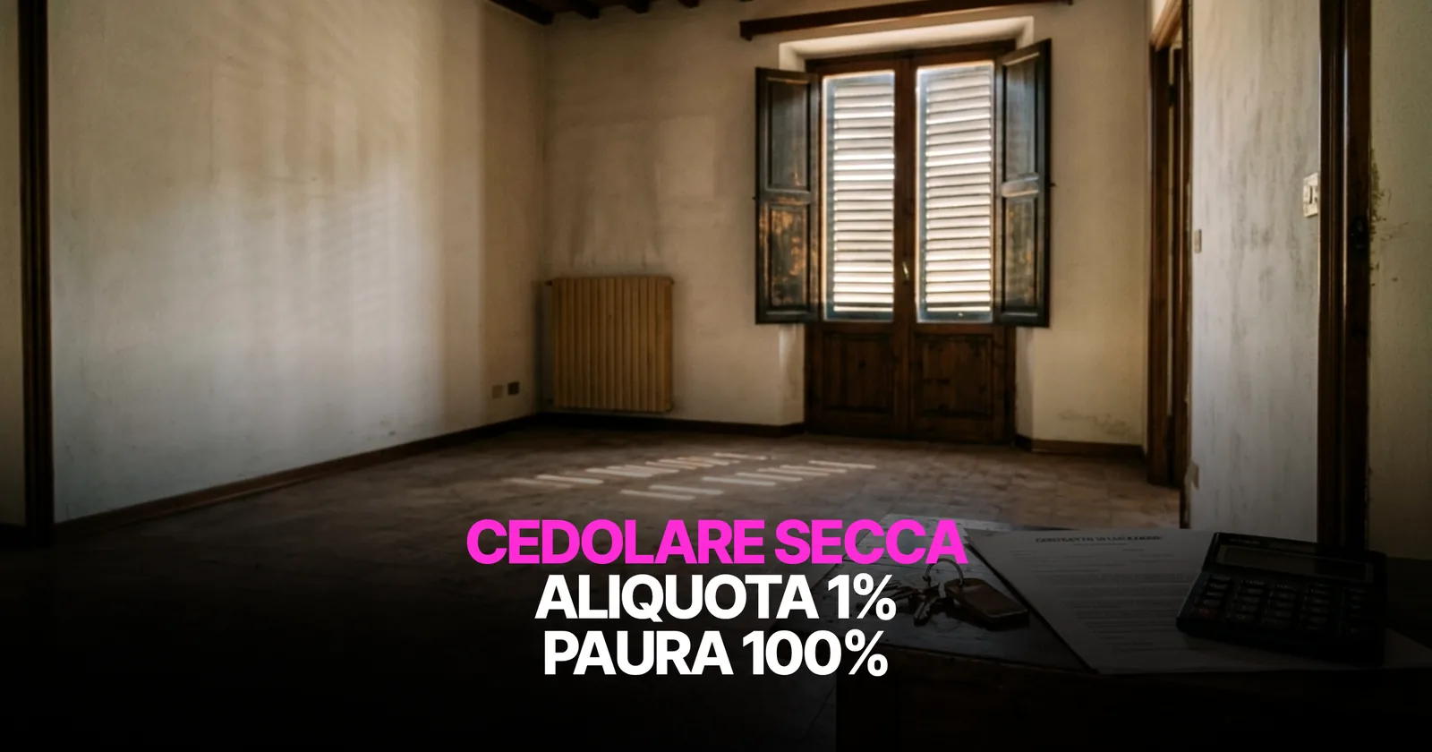 Cedolare secca all'1% per under 35: perché i proprietari hanno paura