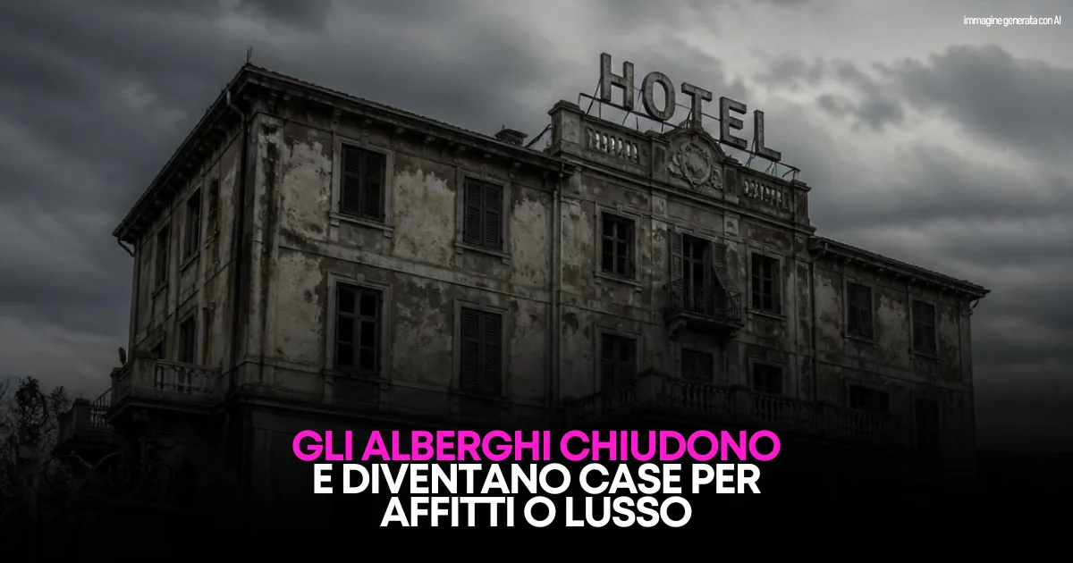 Gli alberghi scappano verso il residenziale. E Federalberghi continua ad attaccare gli affitti brevi.