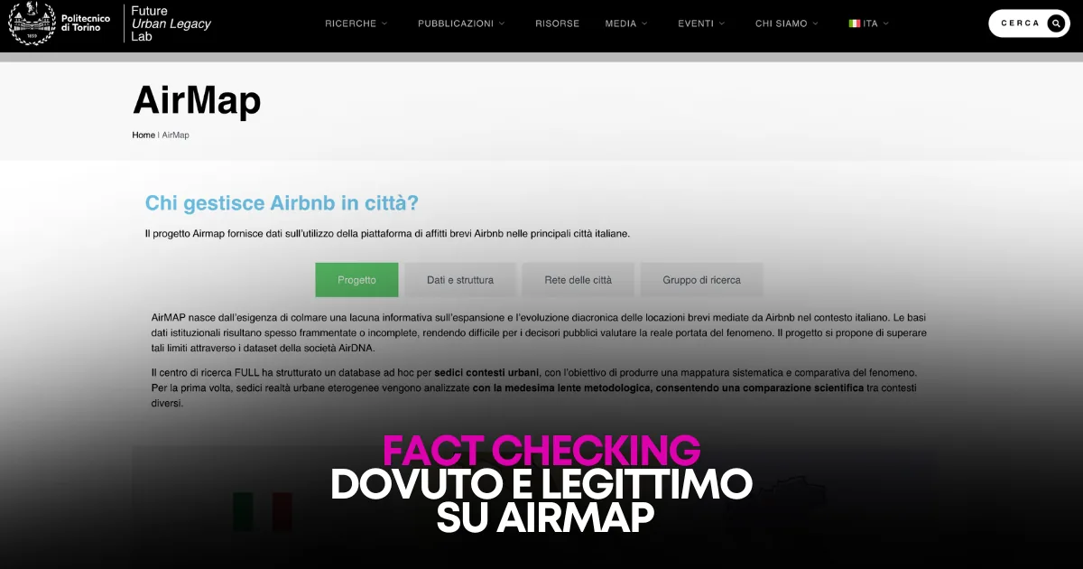 FactCheckin leggittimo (e dovuto) su AirMAP