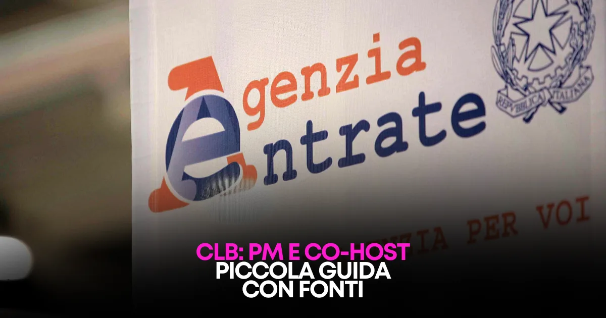 CLB: Property Manager e Co-Host: Guida con fonti ufficiali