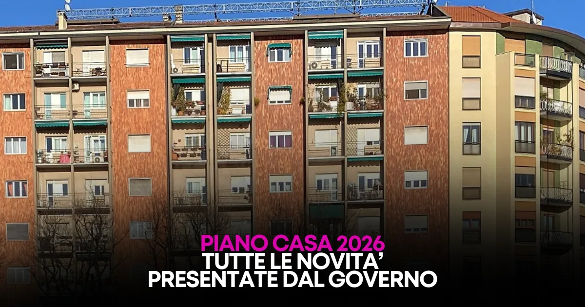 Piano Casa 2026: 100.000 Alloggi e Sfratti in 15 Giorni