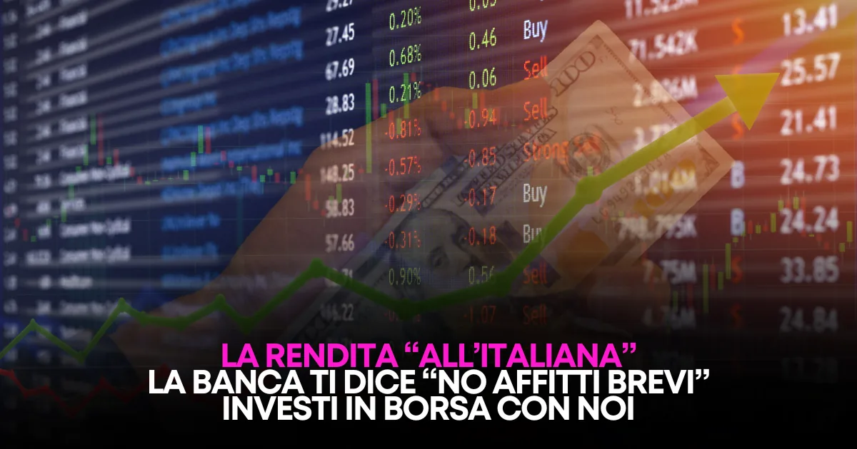 Rendita da affitti brevi VS ETF: la doppia morale italiana 2026
