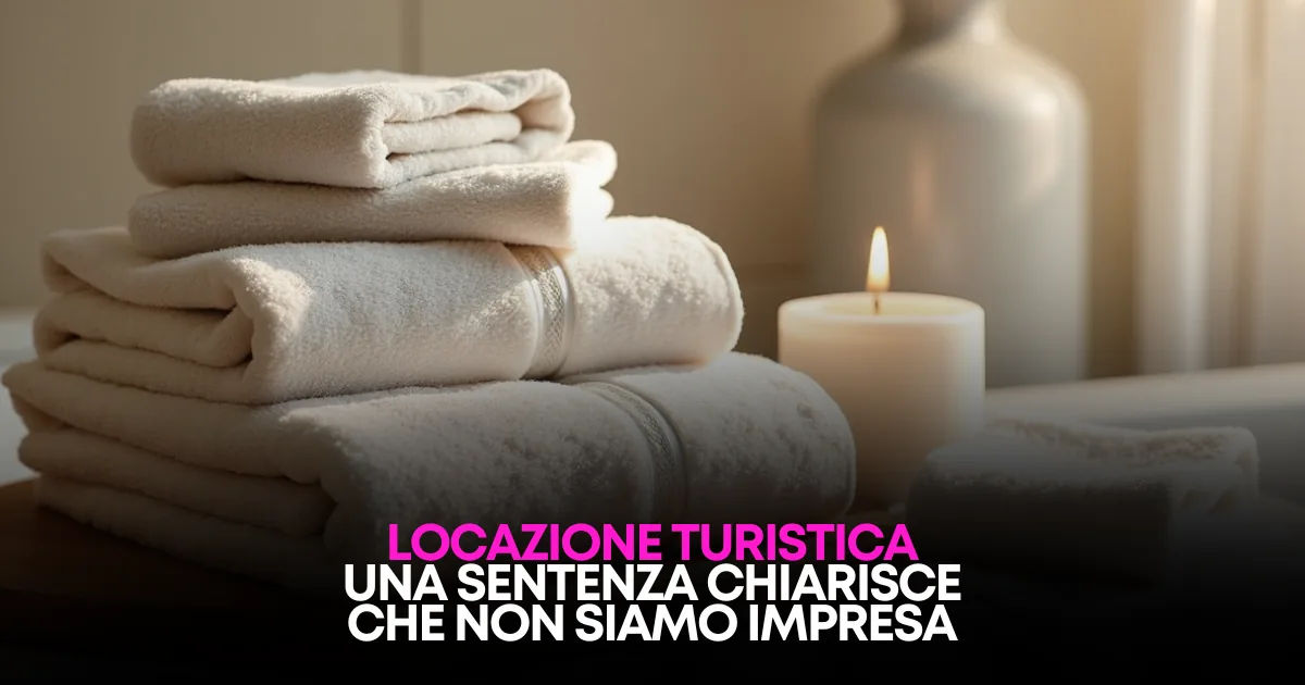 Locazione turistica non è impresa: la sentenza 2026 che protegge gli host